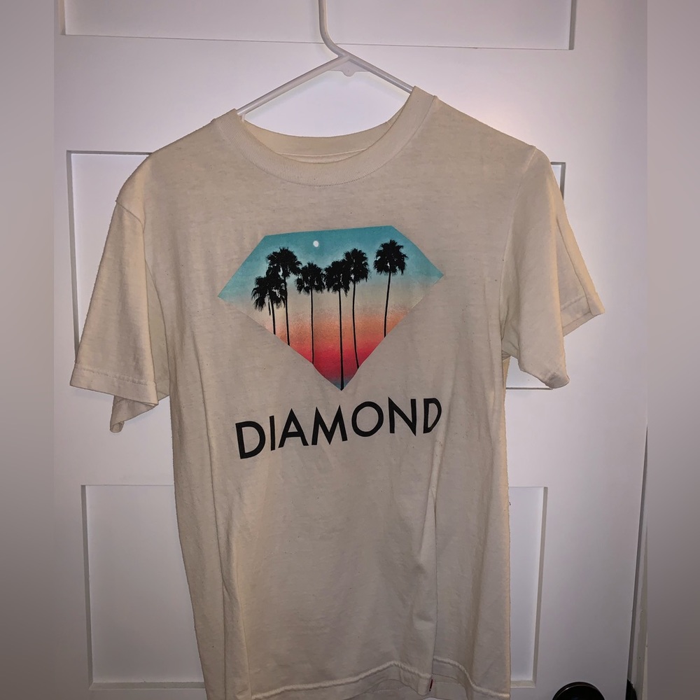 Diamond supply co. Small white tshirt